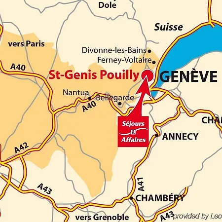 Séjours&affaires Genève Genis Appart hôtel Saint-Genis-Pouilly